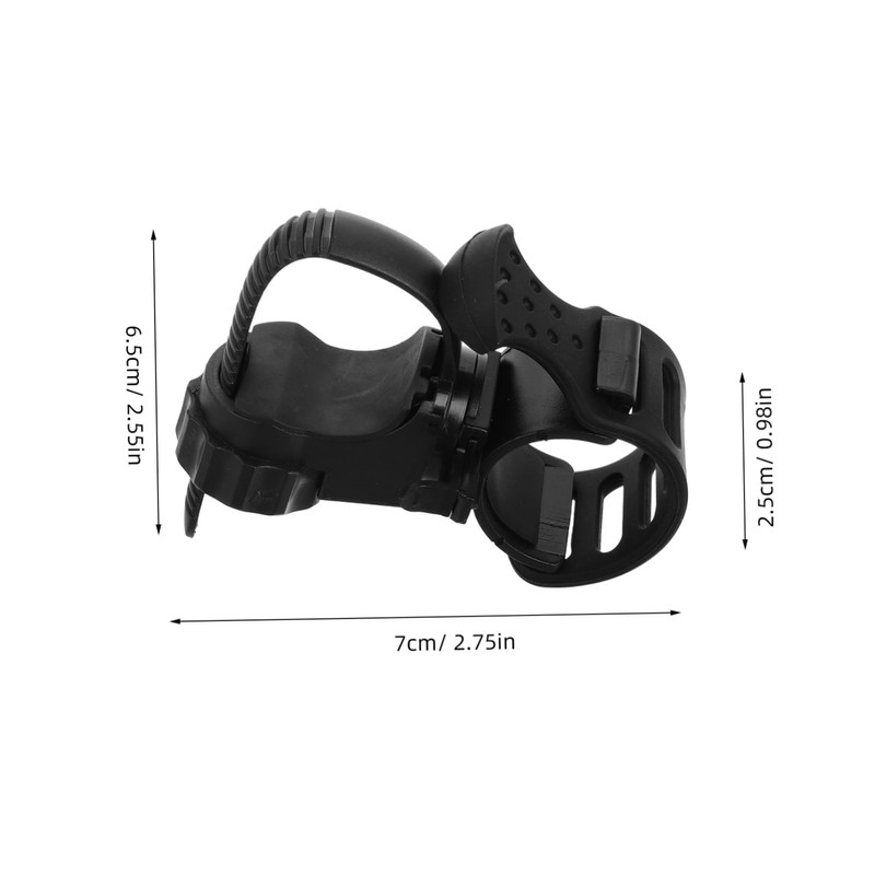 Mikinona Bike Flashlight Mount Handlebar Bracket for Bicycles Durable Torch