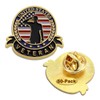 50 Pcs US Veteran Day Pins – Female/Male Soldier Patriotic