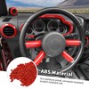 Fit for Jeep Wrangler JK JKU 2007-2010, 14PCS Interior Kits