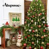 Alupssuc 103pcs Christmas Ball Ornaments Set, Red and Bronze Christmas