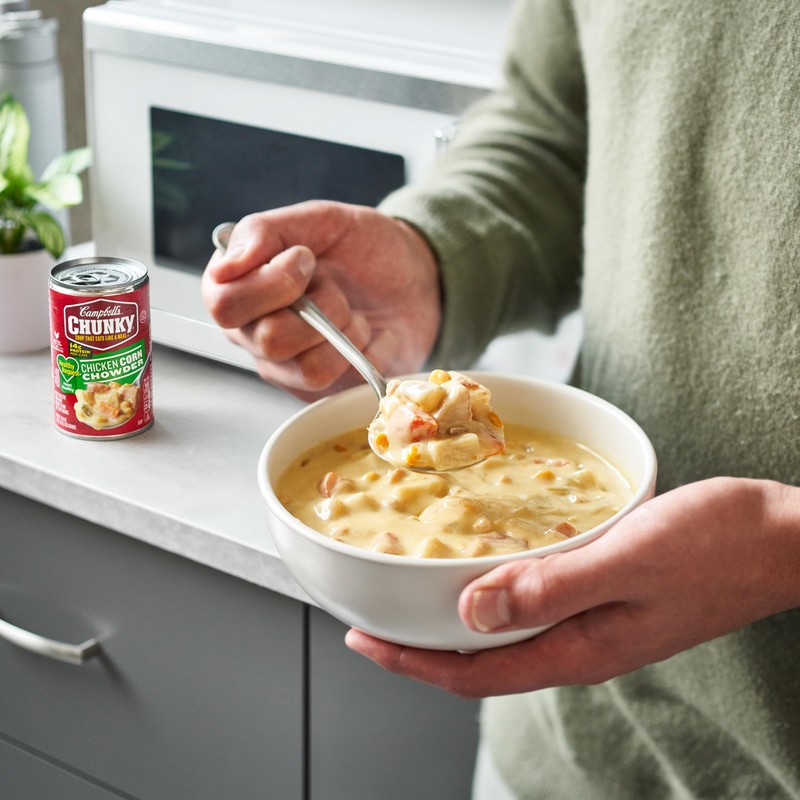 Campbell's Chunky Soup, Healthy Request Chicken Corn Chowder Soup, 18.8