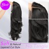 Eawwii Black 13×4 Lace Front Glueless Wigs for Women， Synthetic