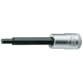 Gedore IN30L 1510118 Hexagon Long Bit Socket, 3/8, 0.2 inches (4 mm)