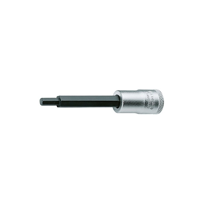 Gedore IN30L 1510118 Hexagon Long Bit Socket, 3/8, 0.2 inches