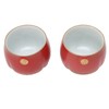 2Pcs Ceramic Cup Vintage Chinese Style Tea Cup Kung Fu