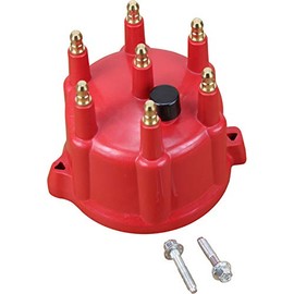 AIP Electronics RED V6 Heavy Duty Performance Ignition Distributor Cap Compatible with 1992-2003 Dodge Pickup Dakota Ram 1500 3.9L V6 OEM Fit CAP1038-R