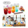 utensilios camping/utensilios cocina para acampar 100 Pcs Bolsa De Bebida