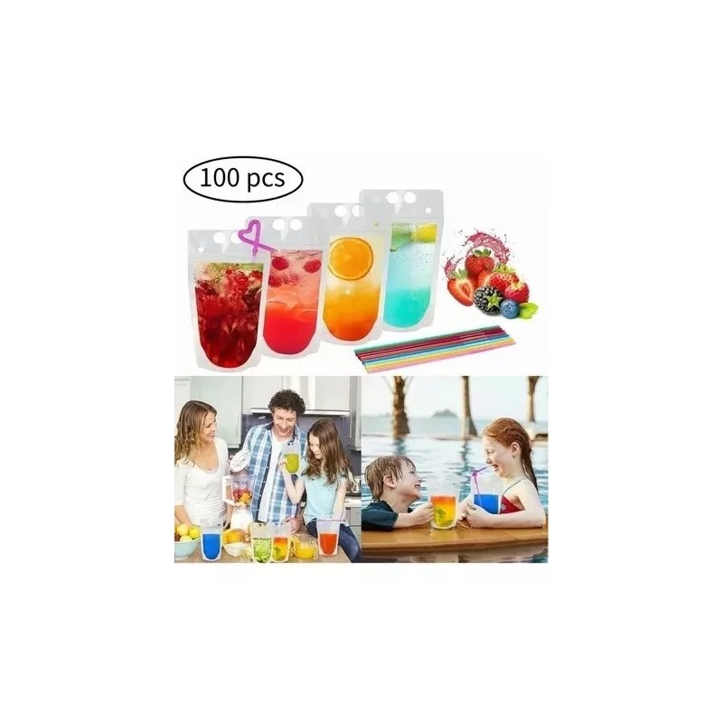 utensilios camping/utensilios cocina para acampar 100 Pcs Bolsa De Bebida