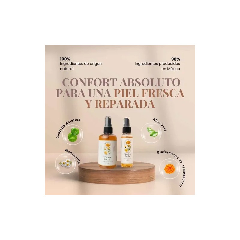 Tónico Facial Cempasúchil | Manzanilla 60 Ml