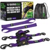 Rhino USA 1" x 10' Retractable Ratchet Straps (select 2