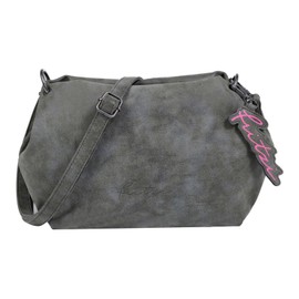 Fritzi aus Preussen Women's Joshi03 Vintage Anthra Cross, charcoal grey