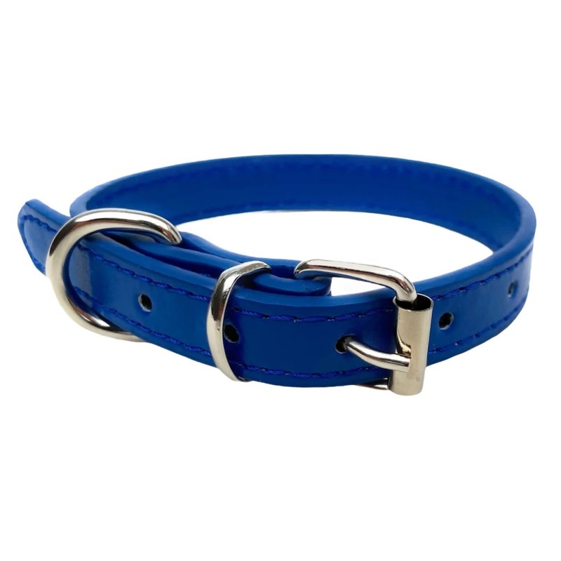 Vibrant Leather Dog Collar for Puppy, Cat, Kitten, Dogs -