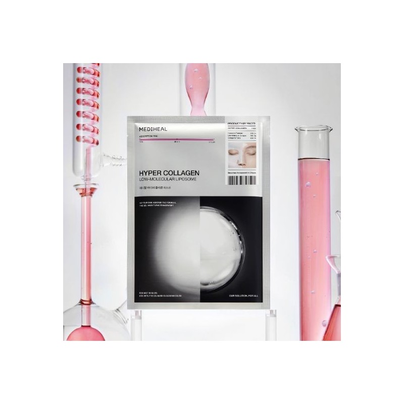 Mediheal Transparent Hyper Collagen/Hyaluronic Acid Gel Mask 10 Sheets, Choose