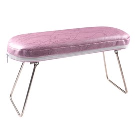 Nail Arm Rest PU Leather Manicure Pillow Cushion Nail Art Accessories Tool for Nail Salon Table Technician Use Pink