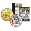 BABE RUTH Hall of Fame Legends Colorized New York Quarter