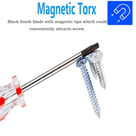 5pcs Magnetic Torx Screwdrivers Set,Torx Star Security Screwdrivers,for Repairing Home Improvement DIY(TT15/TT20/TT25/TT27/TT30)