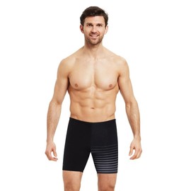 Zoggs Men's Eden Mid Jammer Swimming Trunks, black