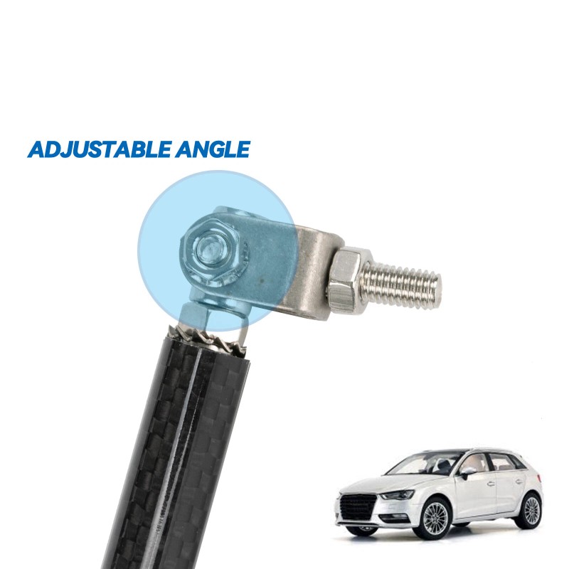 XUKEY Carbon Fiber Adjustable 8''- 13'' Bumper Lip Splitter Strut
