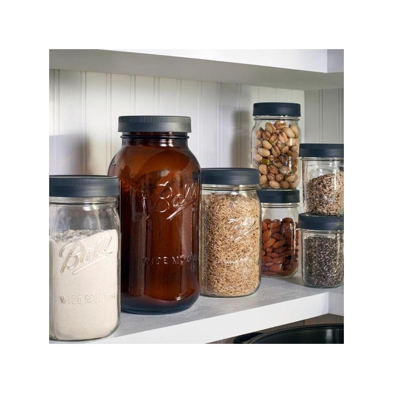 Ball Leak-Proof Plastic Lids for Glass Mason Jars, Used for
