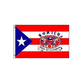 Puerto Rico Boricua Flag 3' x 5' grommets