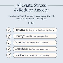 Liberate Mental Fitness Journal – Guided Gratitude Journal for Self-Care & Reflection with Prompts - Undated 6-Month Daily Journal – As Seen on Shark Tank