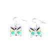 Everyday Butterfly Enamel Dangling Earrings Delicate Fun Party Everyday Wear