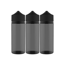 Chubby Gorilla - 120mL V3 - Black - PET Plastic Unicorn Bottle (3 Pack)