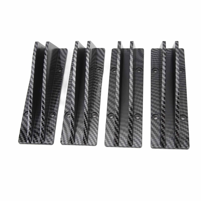 4PCS Car Rear Lower Spoiler Sporty Universal Rear Bumper Chassis