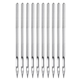 HARFINGTON 10 Pcs Sewing Machine Needles Size 22/140 Quick Sewing Iron Universal Regular Point Machine Needles Embroidery Sewing Tool for Craft DIY Household Stitching Industrial Use