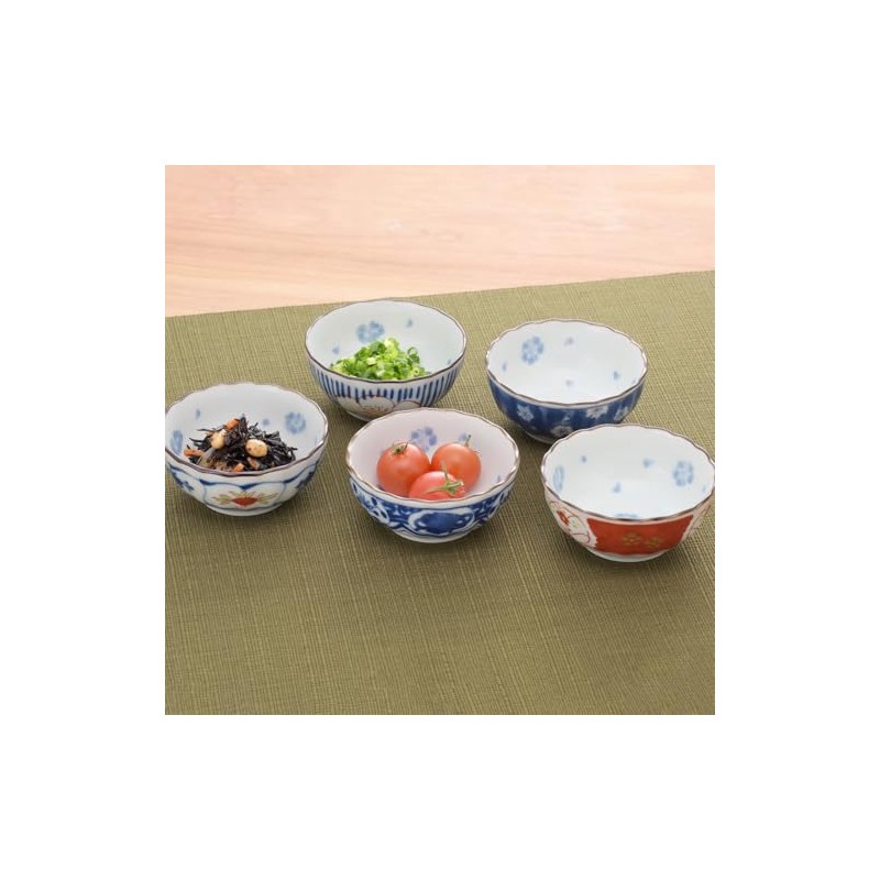 Saikaitoki Small Bowl, Japanese Tableware, Cutlery, Hasamiyaki, New Year Set,