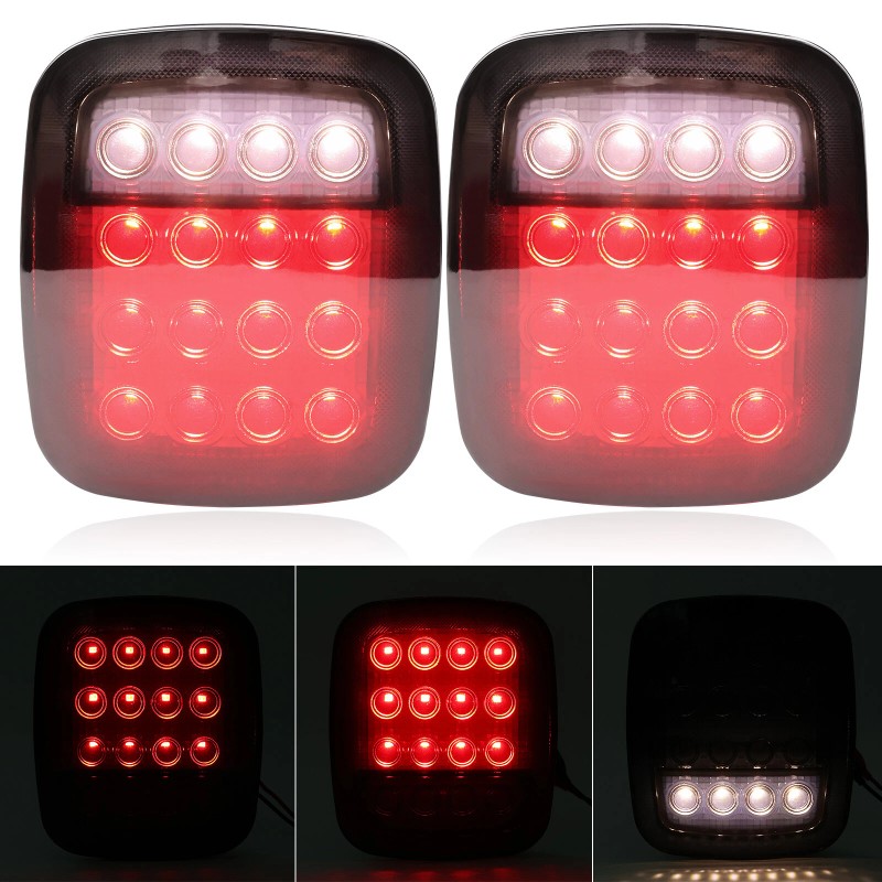 milelightpart-us DOT 7inch LED Headlights + Tail Lights Combo For