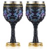 Jinei 2 Pcs Medieval Cups and Goblets Dragon Wine Goblet