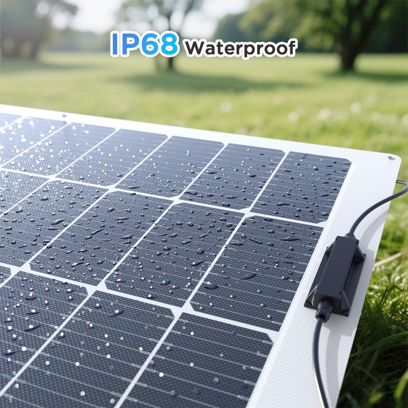 100W Flexible Solar Panel, Ultra Lightweight 100 Watt 12V Portable