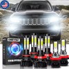 CHUSYYRAY White For Jeep Compass 2016-2020 6Pcs LED Headlight Kit