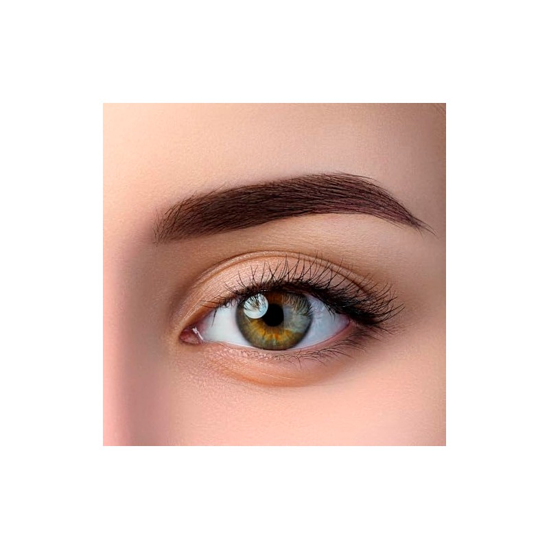 Renova Lapiz Delineador Duo Parpados y Cejas, color Cafe, 2.2