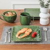 vicrays Ceramic Square Plates Set of 6 - Large Porcelain