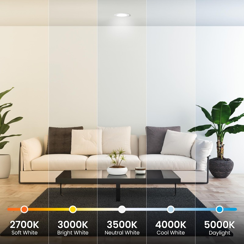 Feit Electric 6" Canless LED Recessed Downlight, 65W Equivalent, Dimmable,