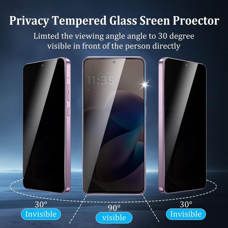 CHRINECY Privacy Screen Protector for Motorola Moto G Stylus 5G