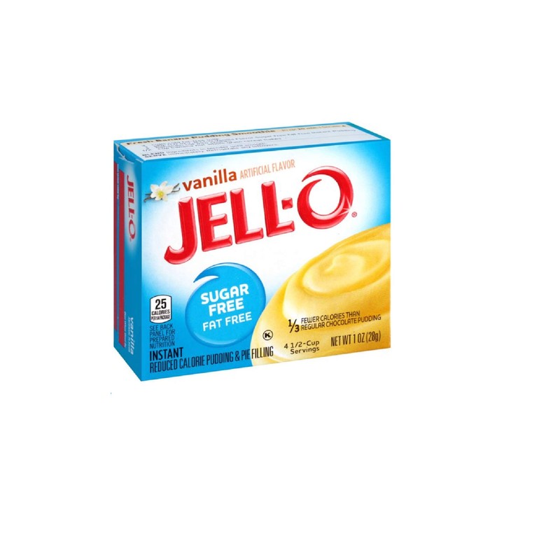 Vanilla Sugar Free Jello Instant Pudding, 1.5 Ounce (4 Pack)
