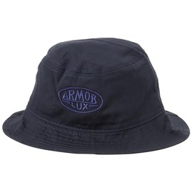 Armor Lux Unisex Embroidered Bob Floppy Hat, 003 Navy