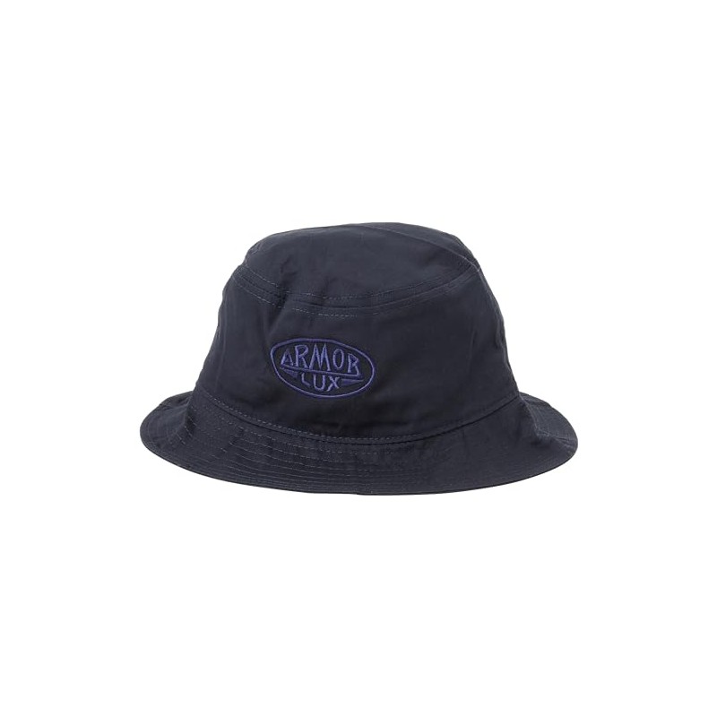 Armor Lux Unisex Embroidered Bob Floppy Hat, 003 Navy