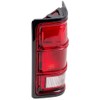 Brock Replacement Passenger Taillight with Black Bezel Compatible with 1981-1993