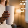 TILUCK 20 oz Insulated Coffee Tumbler with BPA-Free Lid