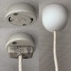 Flange Cover, Retrofit Type, Compatible with Round Hook Ceiling Rose,