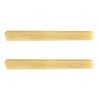 Set of 2 Classic Guitar Cow Bone Unbleached Shaped Saddles
