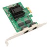 TXA108 82571 2 RJ45 Port Gigabit Network Card PCI Ex1