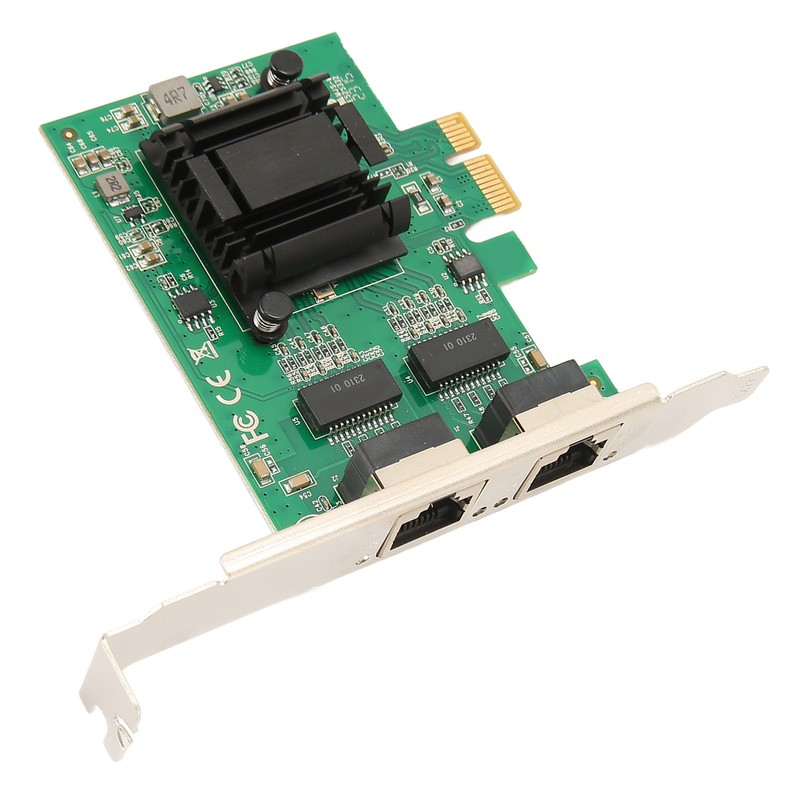 TXA108 82571 2 RJ45 Port Gigabit Network Card PCI Ex1