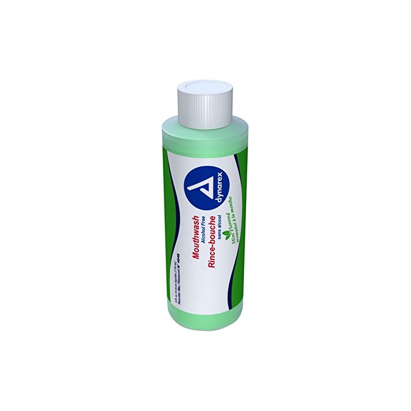 Dynarex Mint Flavored Mouthwash, 4 Ounce