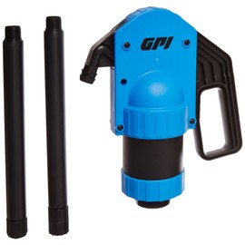 GPI 129000-1 Plastic Chemical/Oil Hand Lever Barrel Pump for 55 Gallon Barrels, LP-50 Lever, 2" NPT, 1 Pint per Stroke