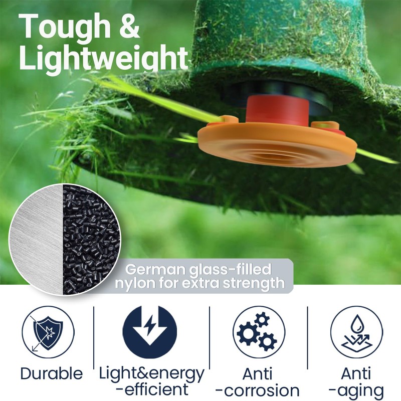 SIMUSI Universal Weed Eater Head, Easy Load String Trimmer Head